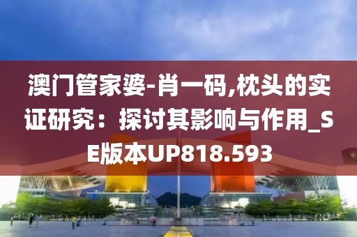 澳门管家婆-肖一码,枕头的实证研究：探讨其影响与作用_SE版本UP818.593