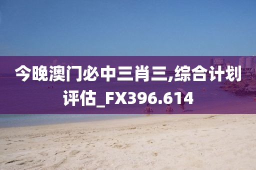 今晚澳门必中三肖三,综合计划评估_FX396.614