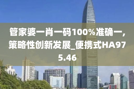 管家婆一肖一码100%准确一,策略性创新发展_便携式HA975.46