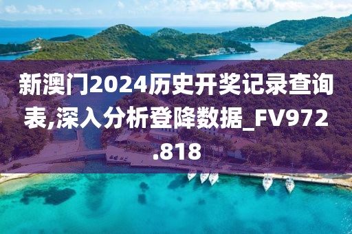 新澳门2024历史开奖记录查询表,深入分析登降数据_FV972.818