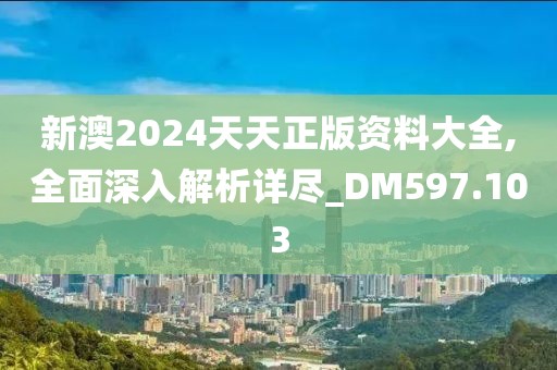 新澳2024天天正版资料大全,全面深入解析详尽_DM597.103