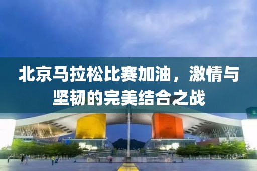 北京马拉松比赛加油，激情与坚韧的完美结合之战