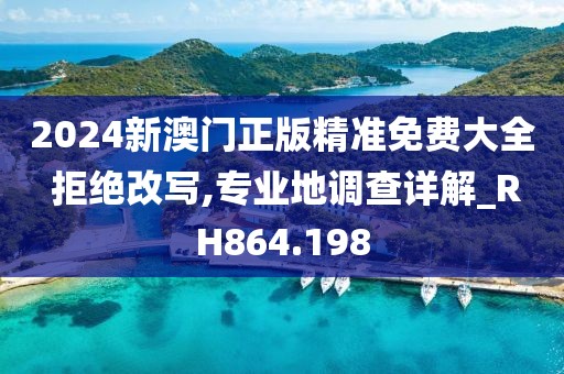 2024新澳门正版精准免费大全 拒绝改写,专业地调查详解_RH864.198