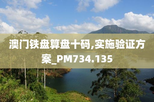 澳门铁盘算盘十码,实施验证方案_PM734.135