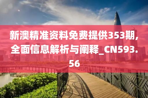 新澳精准资料免费提供353期,全面信息解析与阐释_CN593.56