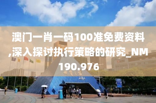 澳门一肖一码100准免费资料,深入探讨执行策略的研究_NM190.976