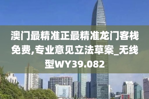 澳门最精准正最精准龙门客栈免费,专业意见立法草案_无线型WY39.082