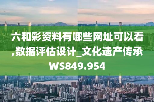 六和彩资料有哪些网址可以看,数据评估设计_文化遗产传承WS849.954