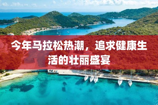 今年马拉松热潮，追求健康生活的壮丽盛宴