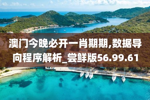 澳门今晚必开一肖期期,数据导向程序解析_尝鲜版56.99.61