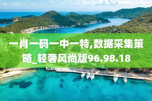 一肖一码一中一特,数据采集策略_轻奢风尚版96.98.18