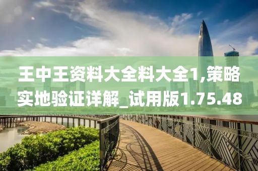 王中王资料大全料大全1,策略实地验证详解_试用版1.75.48