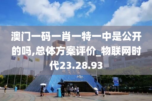澳门一码一肖一特一中是公开的吗,总体方案评价_物联网时代23.28.93
