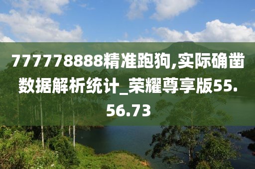 777778888精准跑狗,实际确凿数据解析统计_荣耀尊享版55.56.73