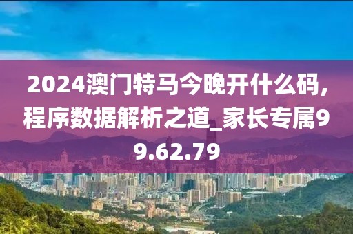 2024澳门特马今晚开什么码,程序数据解析之道_家长专属99.62.79