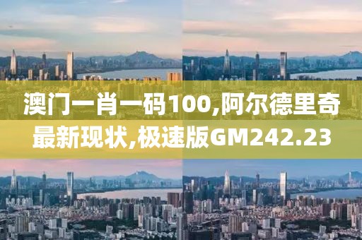 澳门一肖一码100,阿尔德里奇最新现状,极速版GM242.23
