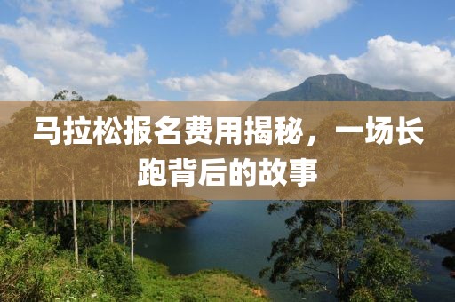 马拉松报名费用揭秘，一场长跑背后的故事
