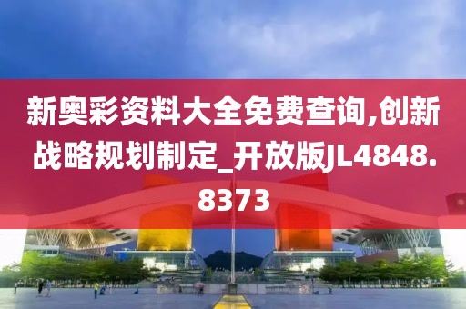 新奥彩资料大全免费查询,创新战略规划制定_开放版JL4848.8373
