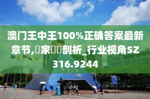 澳门王中王100%正确答案最新章节,專家觀點剖析_行业视角SZ316.9244