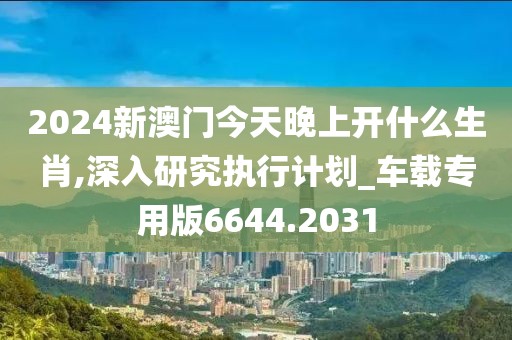 2024新澳门今天晚上开什么生肖,深入研究执行计划_车载专用版6644.2031