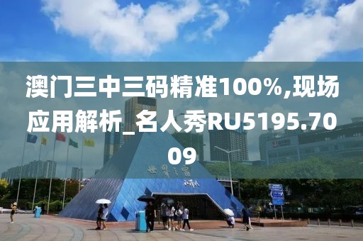 澳门三中三码精准100%,现场应用解析_名人秀RU5195.7009