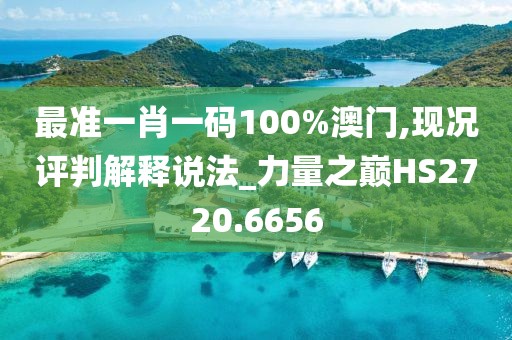 最准一肖一码100%澳门,现况评判解释说法_力量之巅HS2720.6656