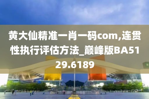黄大仙精准一肖一码com,连贯性执行评估方法_巅峰版BA5129.6189