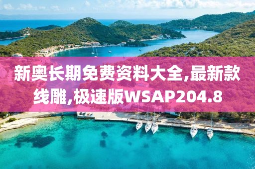 新奥长期免费资料大全,最新款线雕,极速版WSAP204.8