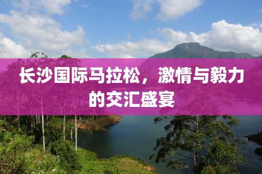 长沙国际马拉松，激情与毅力的交汇盛宴