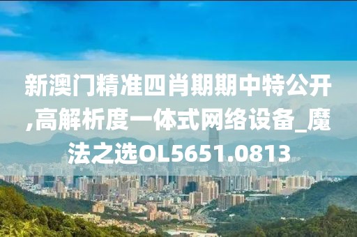 新澳门精准四肖期期中特公开,高解析度一体式网络设备_魔法之选OL5651.0813