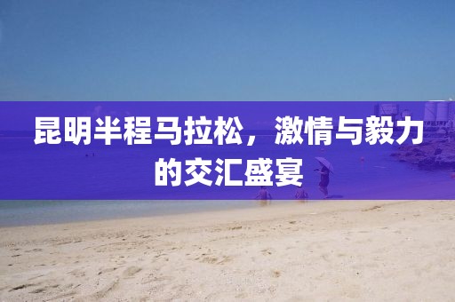 昆明半程马拉松，激情与毅力的交汇盛宴