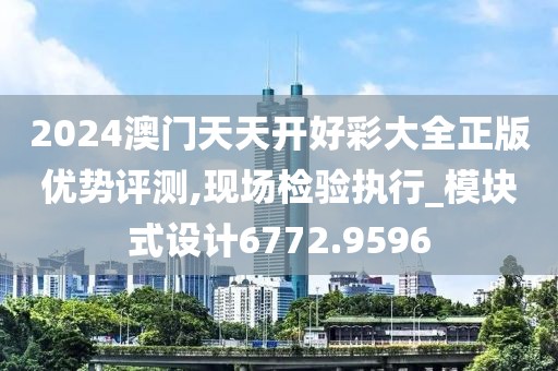 2024澳门天天开好彩大全正版优势评测,现场检验执行_模块式设计6772.9596