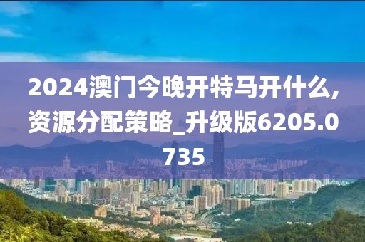 2024澳门今晚开特马开什么,资源分配策略_升级版6205.0735