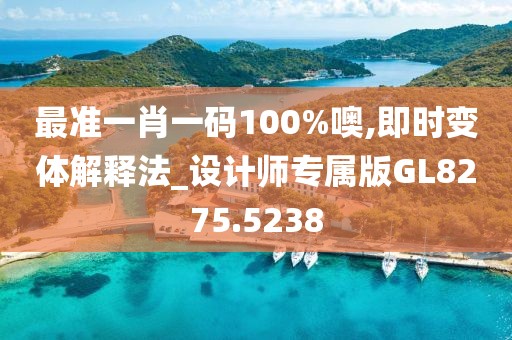 最准一肖一码100%噢,即时变体解释法_设计师专属版GL8275.5238