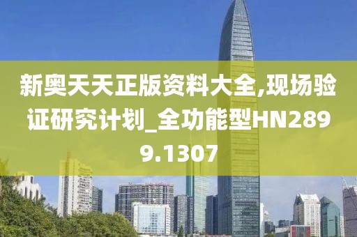 新奥天天正版资料大全,现场验证研究计划_全功能型HN2899.1307