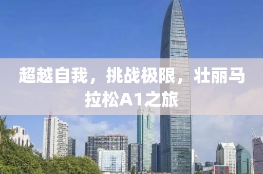 超越自我，挑战极限，壮丽马拉松A1之旅