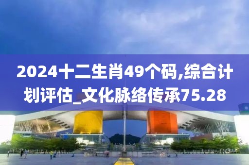 2024十二生肖49个码,综合计划评估_文化脉络传承75.28