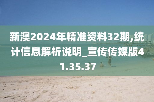 新澳2024年精准资料32期,统计信息解析说明_宣传传媒版41.35.37