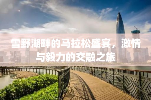 雪野湖畔的马拉松盛宴，激情与毅力的交融之旅