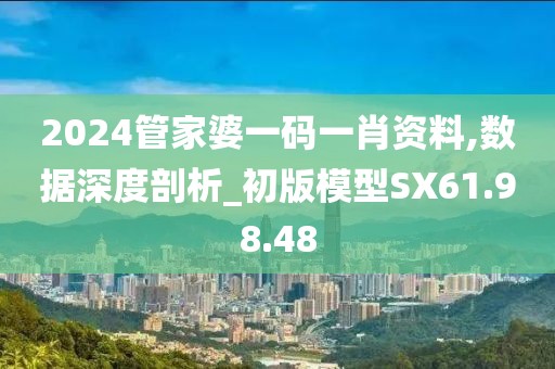 2024管家婆一码一肖资料,数据深度剖析_初版模型SX61.98.48