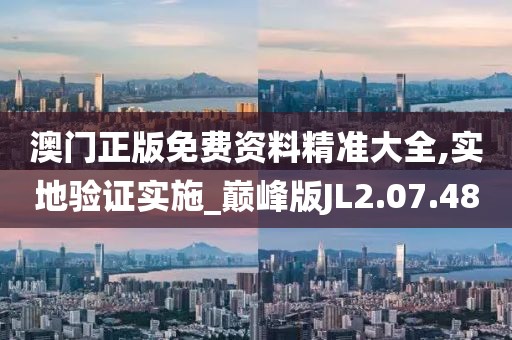 澳门正版免费资料精准大全,实地验证实施_巅峰版JL2.07.48