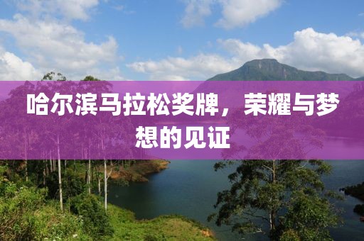 哈尔滨马拉松奖牌，荣耀与梦想的见证