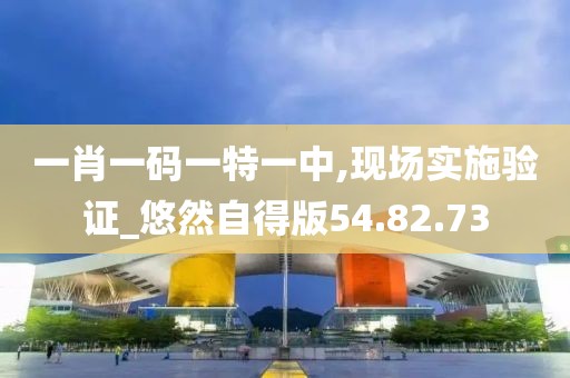 一肖一码一特一中,现场实施验证_悠然自得版54.82.73