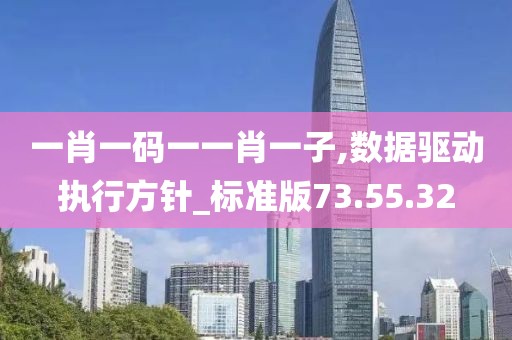 一肖一码一一肖一子,数据驱动执行方针_标准版73.55.32