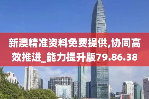 新澳精准资料免费提供,协同高效推进_能力提升版79.86.38
