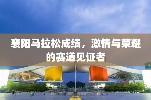 襄阳马拉松成绩，激情与荣耀的赛道见证者