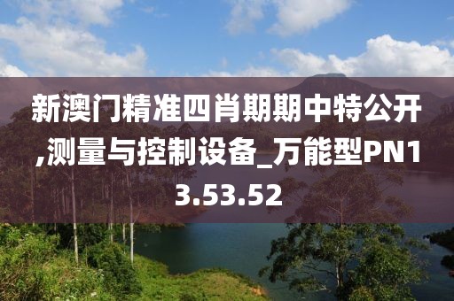 新澳门精准四肖期期中特公开,测量与控制设备_万能型PN13.53.52