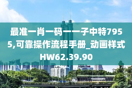 最准一肖一码一一子中特7955,可靠操作流程手册_动画样式HW62.39.90