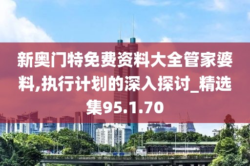 新奥门特免费资料大全管家婆料,执行计划的深入探讨_精选集95.1.70