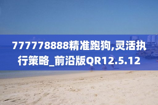 777778888精准跑狗,灵活执行策略_前沿版QR12.5.12
